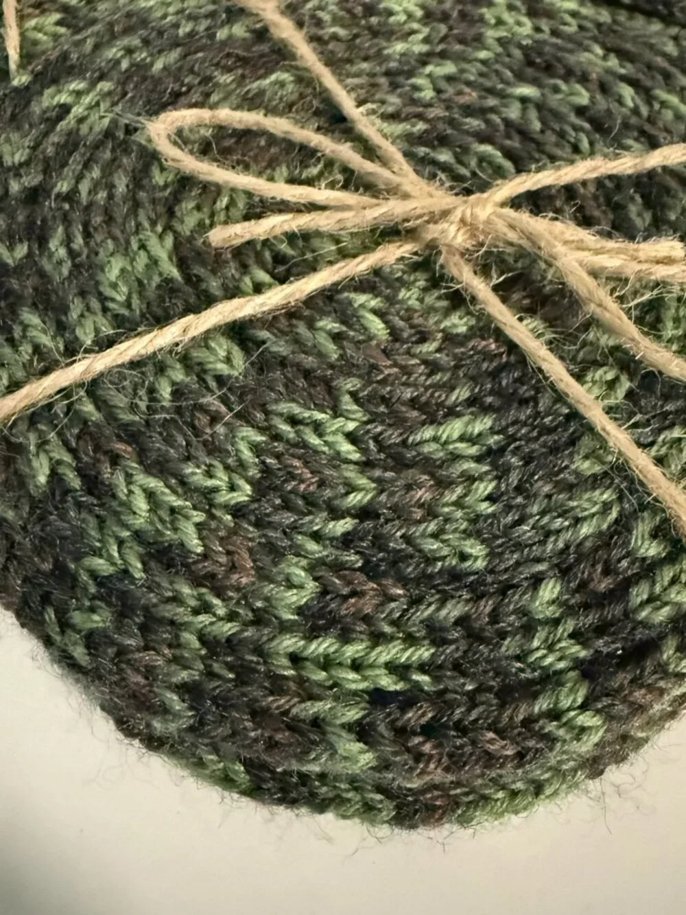 4 Handmade Crocheted Coasters, ~5